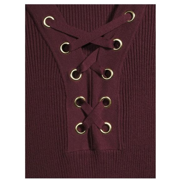 🆕No Boundaries Juniors' Lace up Bodycon Dress - Picture 5 of 10